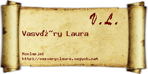 Vasváry Laura névjegykártya